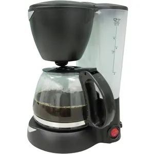 HTC 082970-62 Filterkaffeemaschine, Kunststoffgehäuse, Glaskanne, 6 Ta...