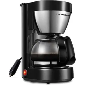 Kaffeemaschine - THOMSON - 12 V - 0,65 l - 4/6 Tassen - 170 W