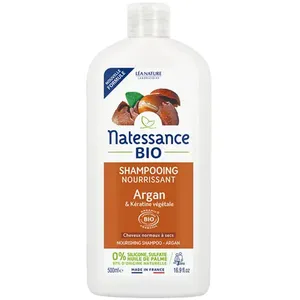 Natessance Pflegeshampoo Bio Argan und Pflanzliches Keratin 774 cm günstig