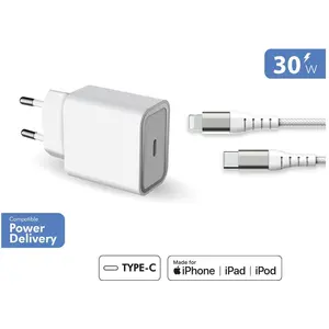 Force Case Fplics30wcblcmfirw (30 W), USB Ladegerät, Weiss günstig