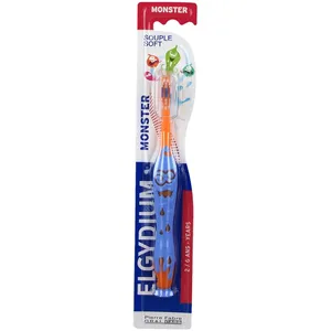 Elgydium Monster Zahnbürste 2-6 Jahre Weich (Farbe: Rot) 208.98 cm günstig