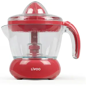 Livoo Zitruspresse, Entsafter, Rot