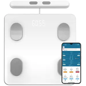Livoo, Personenwaage, Angeschlossene Personenwaage mit Impedanzmesser (180 kg)