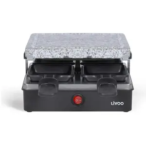Livoo Raclette-Gerät, Racletteofen, Schwarz günstig