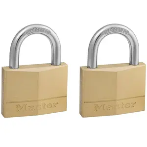 Master Lock 150eurt Messing Vorhängeschloss 50 Mm 2 Einheiten günstig