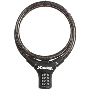 Master Lock® Fahrradschloss 90 cm schwarz günstig