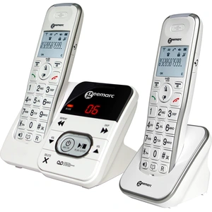 Geemarc AmpliDECT 295 DUO mit 1 schnurlosem Schwerhörigen-Telefon 30 d...