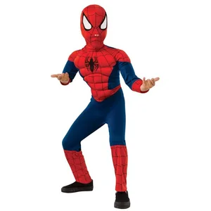 Rubies Rubie´s Kostüm Spiderman Karnevalskostüm Faschingskostüm Kinder, Gepolstertes Marvel Superheldenkostüm im Comic-Stil günstig