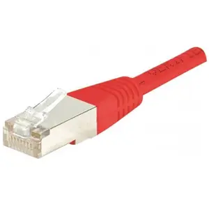 EXC Exertis Connect Patchkabel F/UTP, CAT.5e, rot, 3.0 m Patchkabel mit besonders schmalem Knickschutz (F/UTP, CAT5e, 3 m), Netzwerkkabel günstig