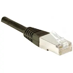 EXC Exertis Connect Patchkabel F/UTP, CAT.5e, schwarz, 3.0 m Patchkabel mit besonders schmalem Knickschutz (F/UTP, CAT5e, 3 m), Netzwerkkabel günstig