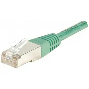 Exertis Connect Patchkabel F/UTP, CAT.5e, grün, 0,5 m Patchkabel mit besonders schmalem Knickschutz (F/UTP, CAT5e, 0.50 m), Netzwerkkabel günstig