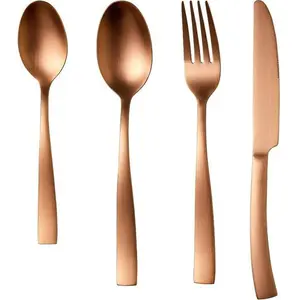 Besteckset   ARTHUR MARTIN   AM0056   24-teilig   Edelstahl   Kupferfi...