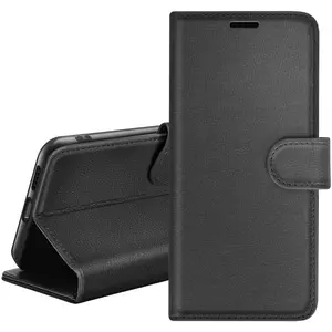 Zanaé Xiaomi Redmi Note 8 Etui Trendy Portemonnaie (Xiaomi Redmi Note 8), Smartphone Hülle, Schwarz günstig