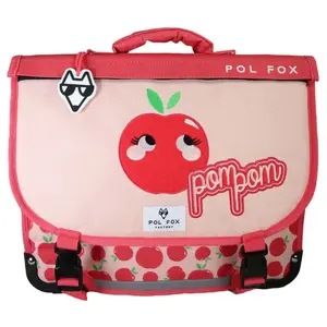 Schulranzen Kind Pol Fox Pompom Rouge 38x14x32 cm