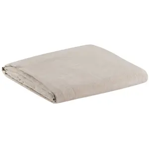 Spannbettlaken aus Baumwolle stonewashed Vivaraise Zeff 140x190 cm günstig