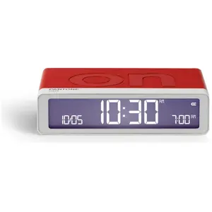 Lexon, Wecker, Digitalwecker Flip Classic Pantone Red 2035 günstig