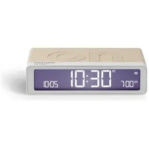 Lexon, Wecker, Digitalwecker Flip Classic Pantone Sand Dollar günstig