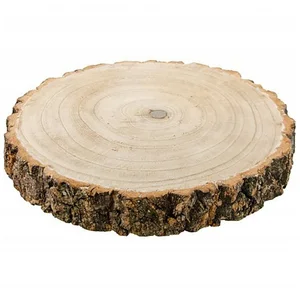 CHAKS Rindenscheiben Holzscheibe 26cm Durchmesser günstig
