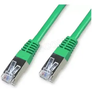 Neklan Câble/Cordon réseau RJ45 Catégorie 6 FTP (F/UTP) Droit 50cm (Vert) (F/UTP, CAT6, 0.50 m), Netzwerkkabel günstig