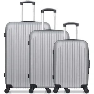 HERO   3er-Set   Großer Koffer, Wochenendkoffer und Handgepäckkoffer C...