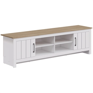 HOMCOM TV-Lowboard 175 cm, TV-Möbel für Fernseher bis 140 cm mit 2 Tür... günstig