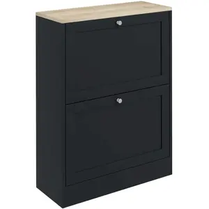 HOMCOM Schuhschrank für 12 Paar, schmaler moderner Schuhschrank mit 2 ... günstig