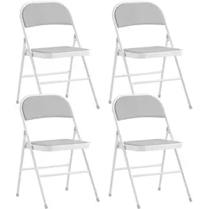 HOMCOM 4er-Set Klappstühle tragbare Esszimmerstühle klappbarer Innenst... günstig