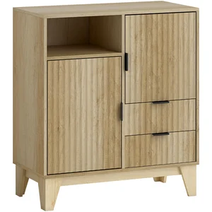 HOMCOM Sideboard 80×40×90 cm   2 Türen mit Soft-Close, 2 Schubladen, h... günstig