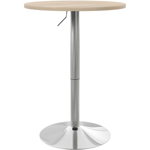 HOMCOM Runder Bartisch, hoher Küchentisch, Stehtisch, höhenverstellbar... günstig