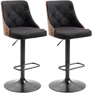 HOMCOM 2er-Set Höhenverstellbare Barhocker 360° drehbar, Hochstuhl mit... günstig