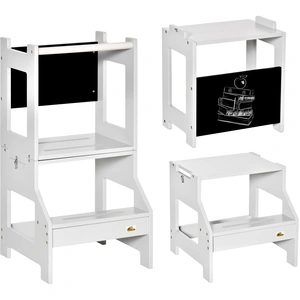 HOMCOM 3-in-1 Lernturm für Kinder, Lernturm mit Stange, hohen Sicherhe... günstig