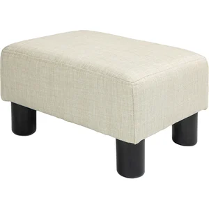 HOMCOM Sitzhocker Pouf Stoffbezug 40 x 30 x 24 cm belastbar bis 110 kg... günstig
