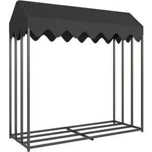 Outsunny Brennholzregal für den Außenbereich aus Stahl 186 x 70 x 185 ... günstig