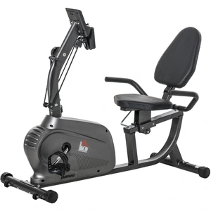 HOMCOM Liege-Heimtrainer Hometrainer magnetisch LCD-Display verstellba...