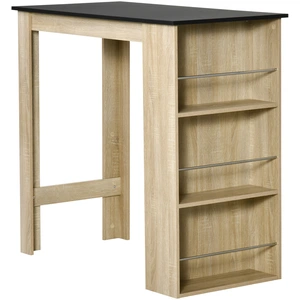 HOMCOM Bartisch hoher Küchentisch Stehtisch - Maße 112L x 57B x 106H c... günstig