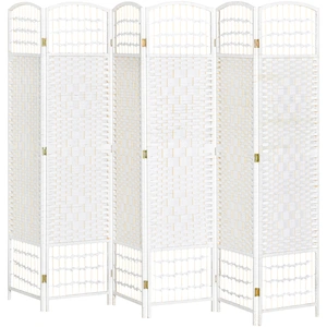 HOMCOM Innenraum-Paravent mit 6 faltbaren Paneelen 242L x 170H cm Raum... günstig