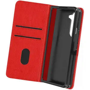 Avizar Chesterfield Series (Samsung Galaxy Z Fold5), Smartphone Hülle, Rot günstig