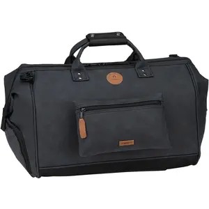 Cabaia, Unisex, Tasche, Reisetasche Duffle Bag V2 Vegan Nubuck, Schwarz, (37 l)