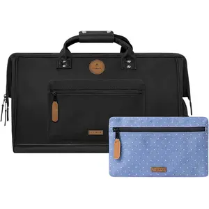 Cabaia, Unisex, Tasche, Reisetasche Duffle Oxford, Schwarz, (36 l)
