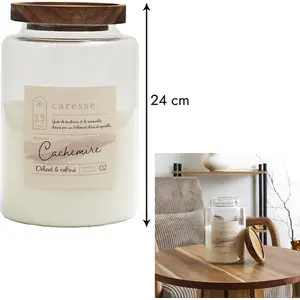 Duftkerze Top Acacia Softness H16cm M6   Home Deco Factory günstig