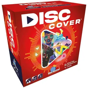 Disc Cover Musik-Rätselspiel für 3-8 Spieler ab 7 Jahren, DE