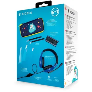 Bigben Essentials 6-in-1 Einhorn Switch Zubehör-bundle