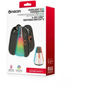 Nacon Quadlight Rgb-ladegerät Für 4 Joy-con Für Switch 2