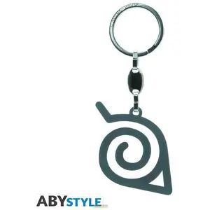 ABYstyle, Schlüsselanhänger, NARUTO SHIPPUDEN - Keychain 3D Konoha MADE IN FRANCE X2, Mehrfarbig