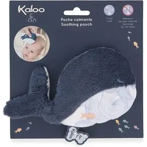 Kaloo Beruhigendes Wal-kuscheltier Mit Beutel Blau Blau One Size