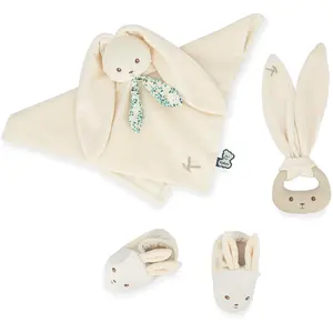 Kaloo Babygeschenk Lapinoo - Geburtsset Creme mit Kuscheltier