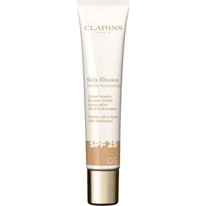 Clarins Skin Illusion Tinted Moisturizer SPF25, Gesicht, 40 ml, 24 h, Jeder Hauttyp, Licht, Unisex günstig