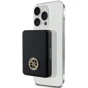 Guess Magsafe 4G Strassed Metal Logo Induktions-Powerbank 15 W 5000 Mah - Schwarz günstig