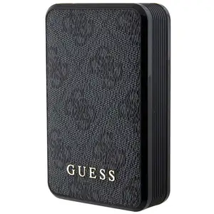 Guess Powerbank 18W Gupb10Dp4Gegk 10000Mah Schwarz/Schwarz 4G Leder Metall Logo günstig