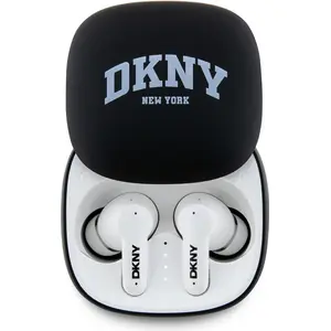 DKNY Bluetooth-Kopfhörer DKTWS3DNYAK, schwarz, TWS, Bluetooth, 3D-Sound, Gummi, matte Oberfläche